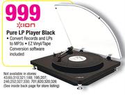 Ion Pure LP Player Black