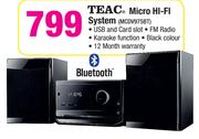 Teac Micro Hi-Fi System MCDV975BT