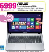 Asus Core i3 Notebook F550