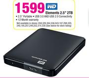 WD Elements 2.5" 2TB