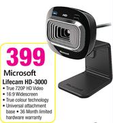 Microsoft Lifecam HD-3000