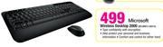 Microsoft Wireless Desktop 2000 MS.MM7J-00015