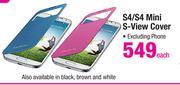 Samsung S4/S4 Mini S-View Cover-Each