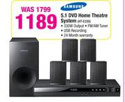 Samsung 5.1 DVD Home Theatre System HT-E330