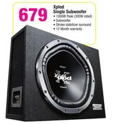 Xplod Single Subwoofer