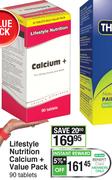 Lifestyle Nutrition Calcium+Value Pack-90's Tablets