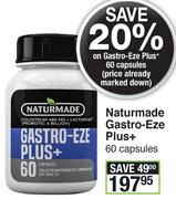 Naturmade Gastro-Eze Plus+ Capsules-60's