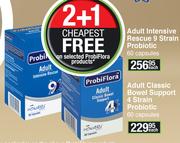 Probiflora Adult Classic Bowel Support 4 Strain Probiotic-60's Capsules Each