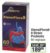 Xtensiflora9 Probiotic 9 Strain Vegicaps-60's