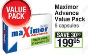 Maximor Advance Value Pack-6 Capsules