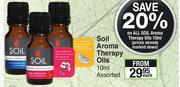 Soil Aroma Therapy Oils-10ml Each