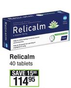 Relicalm-40 Tablets