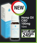 Hemp Oil CBD 100mg-10ml
