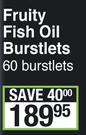 Brain Child Fruity Fish Oil Burstlets 60 Burstlets