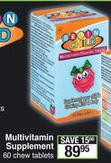 Brain Child Multivitamin Supplemnt 60 Chew Tablets