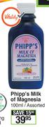 Phipp's Milk Of Magnesia Assorted-100ml