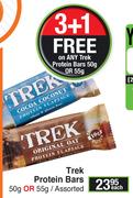 Trek Protein Bars Assorted-50g Or 55g Each