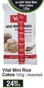 Vital Mini Rice Cakes Assorted-125g Each
