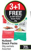 NuSeed Snack Packs Assorted-30g Each