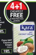 Kara Coco UHT Coconut Cream-200ml Each