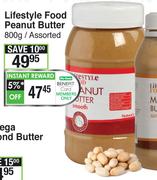 Lifestyle Food Peanut Butter Assorted-800g