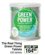 The Real Thing Green Power Tablets 150 Tablets