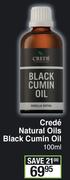 Crede Natural Oils Black Cumin Oil-100ml