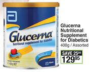 Glucerna Nutritional Supplement For Diabetics Assorted-400g