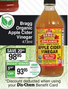 Bragg Organic Apple Cider Vinegar-473ml