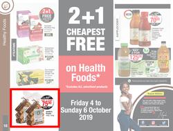 Dis-Chem : Focus On Healthy Living (20 Sept - 20 Oct 2019), page 18
