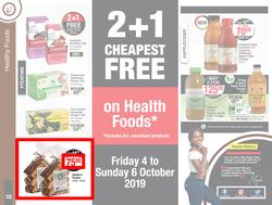 Dis-Chem : Focus On Healthy Living (20 Sept - 20 Oct 2019), page 18