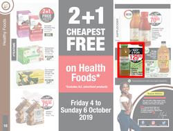 Dis-Chem : Focus On Healthy Living (20 Sept - 20 Oct 2019), page 18