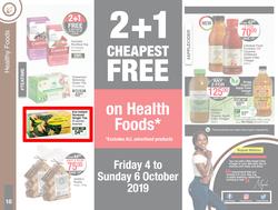 Dis-Chem : Focus On Healthy Living (20 Sept - 20 Oct 2019), page 18