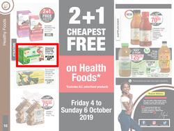 Dis-Chem : Focus On Healthy Living (20 Sept - 20 Oct 2019), page 18