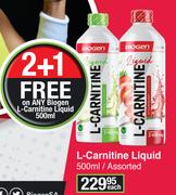 Biogen L-Carnitine Liquid Assorted-500ml Each