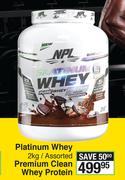 NPL Platinum Whey Assorted-2Kg