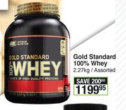 ON Gold Standard 100% Whey Assorted-2.27Kg