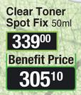 GR8 Clear Toner Spot Fix-50ml