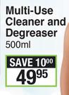 So Pure Naturally Multi Use Cleaner And Degreaser 500ml