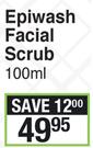 Epizone Epiwash Facial Scrub-100ml