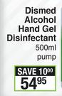 Dismed Alcohol Hand Gel Disinfectant Pump-500ml