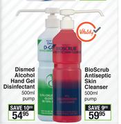 BioScrub Antiseptic Skin Cleanser Pump-500ml