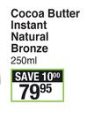 Cocoa Butter Instant Natural Bronze-250ml