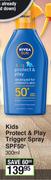Nivea Sun Kids Protect And Play Trigger Spray SPF50 Plus-300ml 