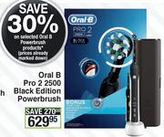 Oral-B Pro 2 2500 Black Edition Powerbrush