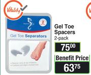 Stepping Out Gel Toe Spacers 2 Pack