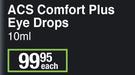 ACS Comfort Plus Eye Drops-10ml Each
