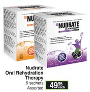 Nudrate Oral Rehydration Therapy 6 Sachets Assorted-Each