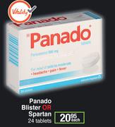 Panado Blister Or Spartan 24 Tablets-Each