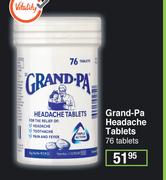 Grand-Pa Headache Tablets 76 Tablets